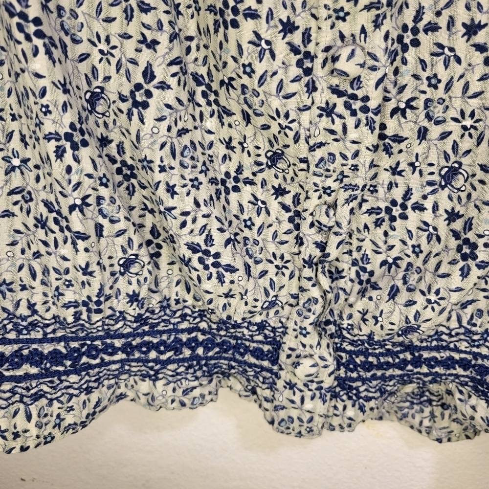 Glassware Blue Jeanette Midi Top in Florentine Floral - Picture 6 of 7